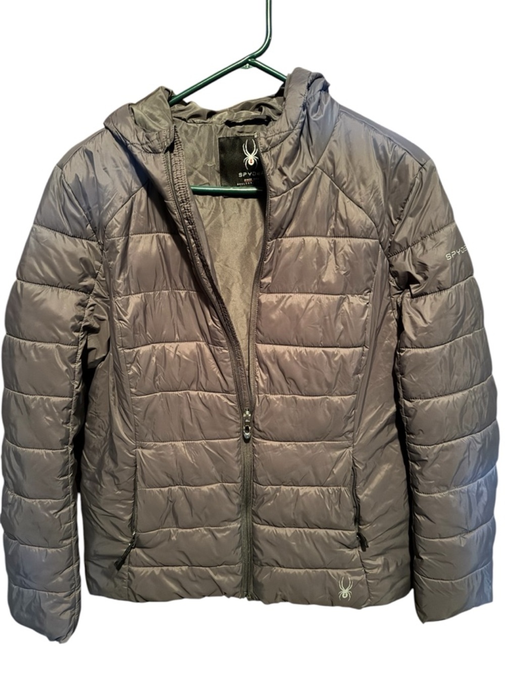 Spyder Women’s Hooded Puffer Jacket L NWOT – Lightweight Quilted Zip Front